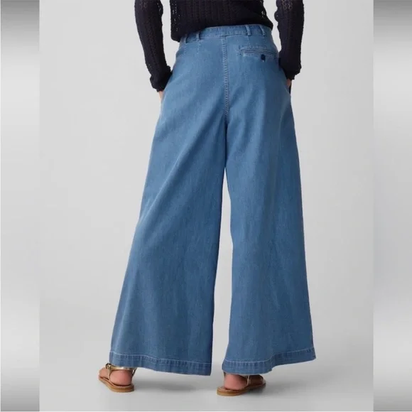 GAP x DOEN Wide-Leg Jeans in Blue - Picture 3 of 7